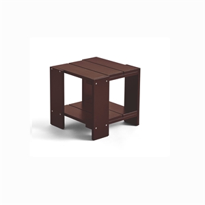 HAY Crate Side Table - Iron red - Lakeret fyrretræ / Lacquered pinewood